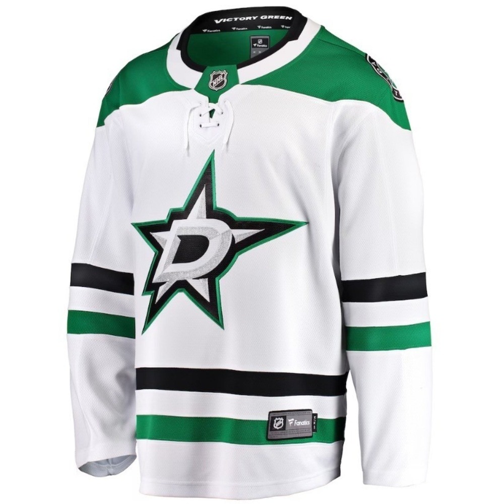 Fanatics NHL Men's White Dallas Stars Fanatics Breakaway Away Jersey Size 56 NWT